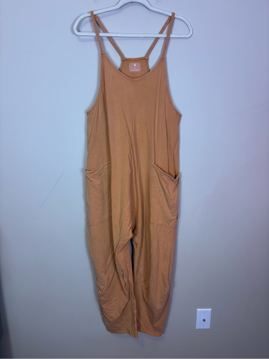 Free People Pants - Free People Movement Orange Jumpsuit with Pockets Women’s Small